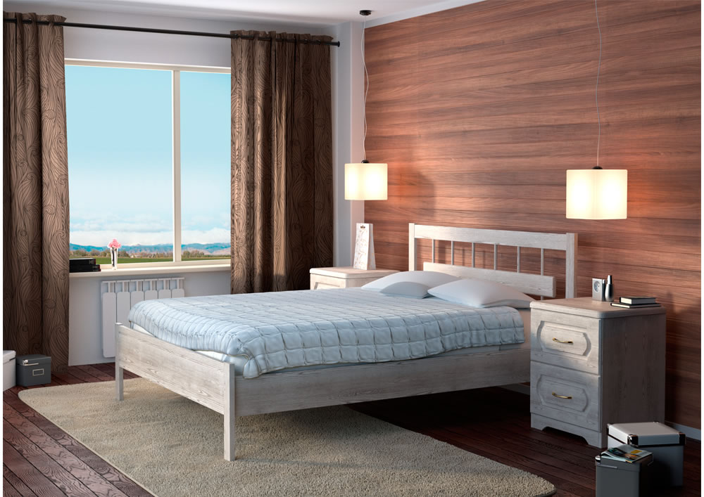 Кровать Dreamline Троя 1 бук-орех 120х190
