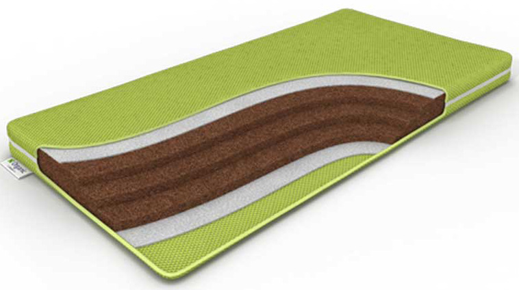 Детский матрас Дримлайн BabyOrganic Brown 60х120х10