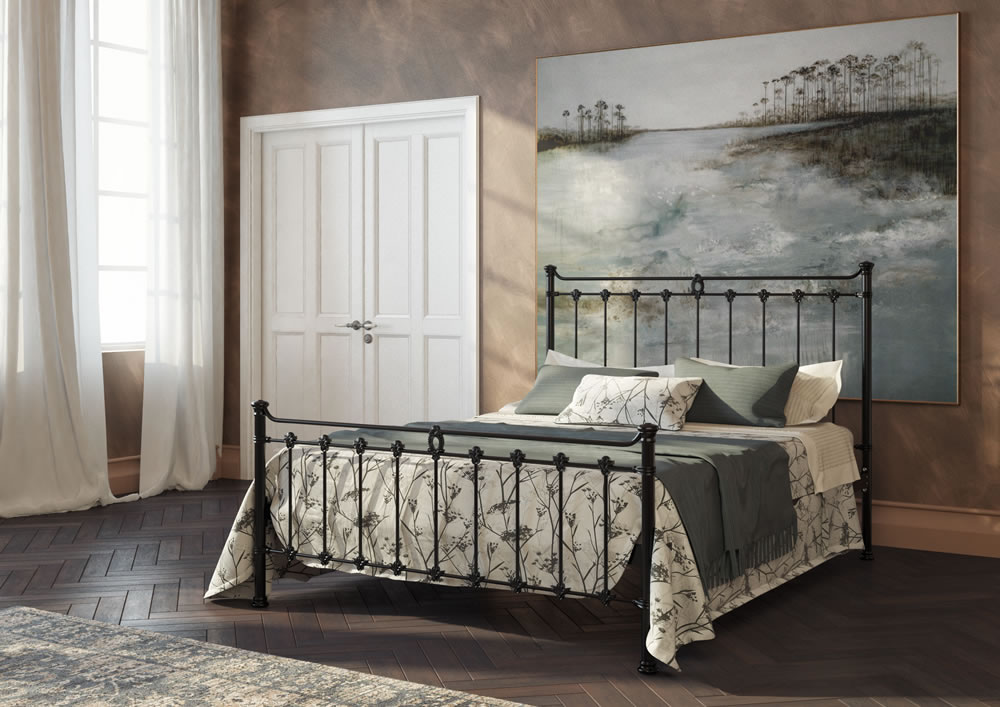Кровать Dreamline Guardian (2 спинки) сталь-белый матовый 140х195