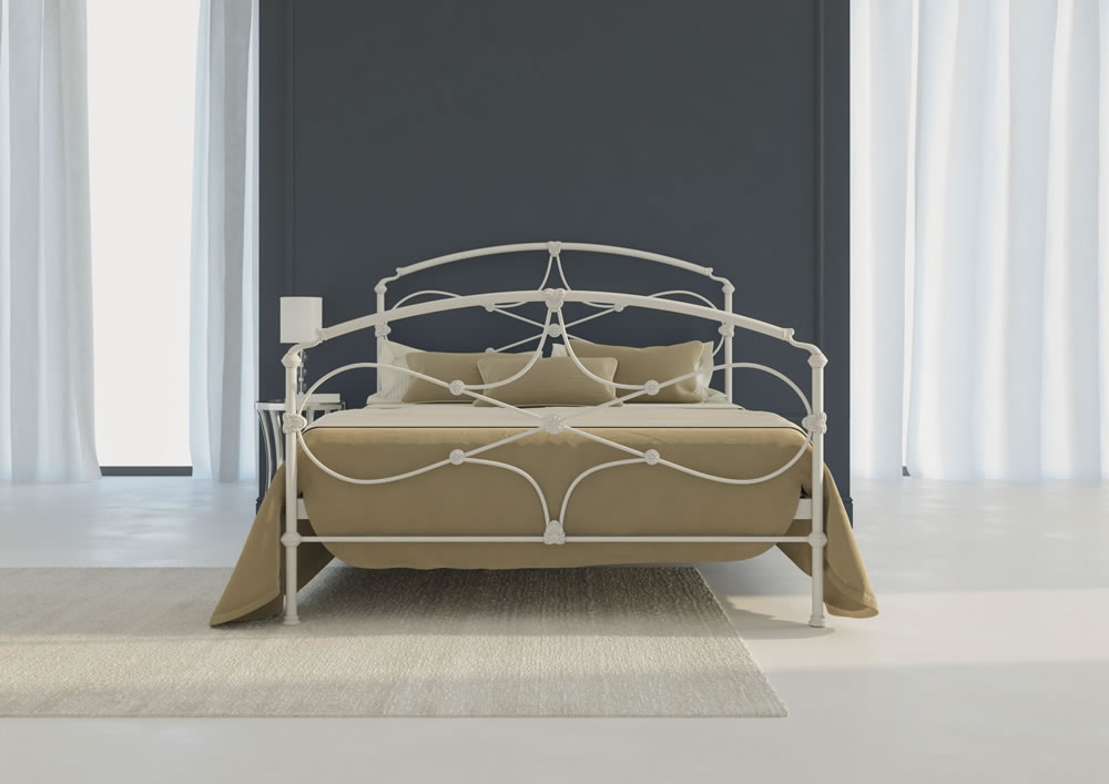 Кровать Dreamline Laiza (2 спинки) сталь-черный текстур 90х190