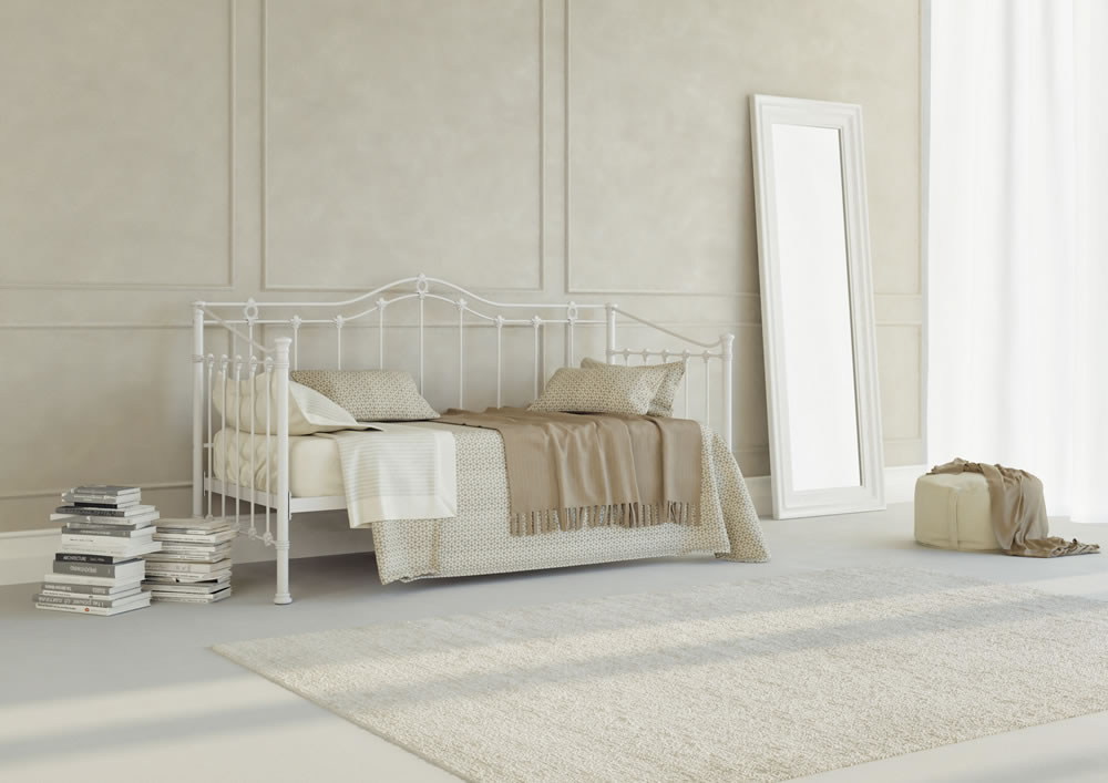 Диван Dreamline Kari сталь-золото 90х190