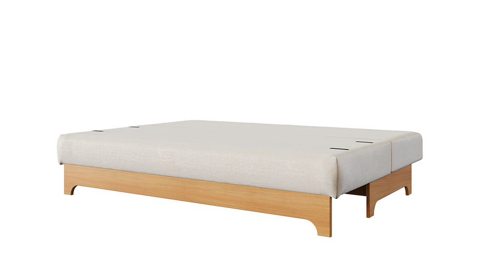 Диван Dreamline Амберг (бук/натуральный) (рогожка - синий) DS 145х200