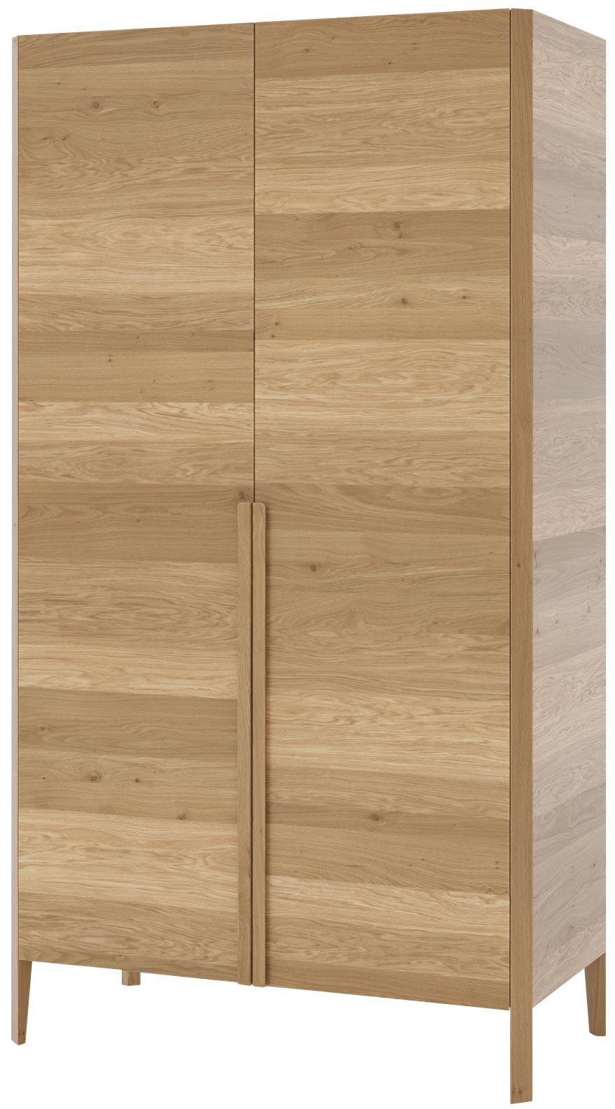 Шкаф RIVI Shape 2х дверный (левый) (цвет - дуб натуральный) 119,8x60x220