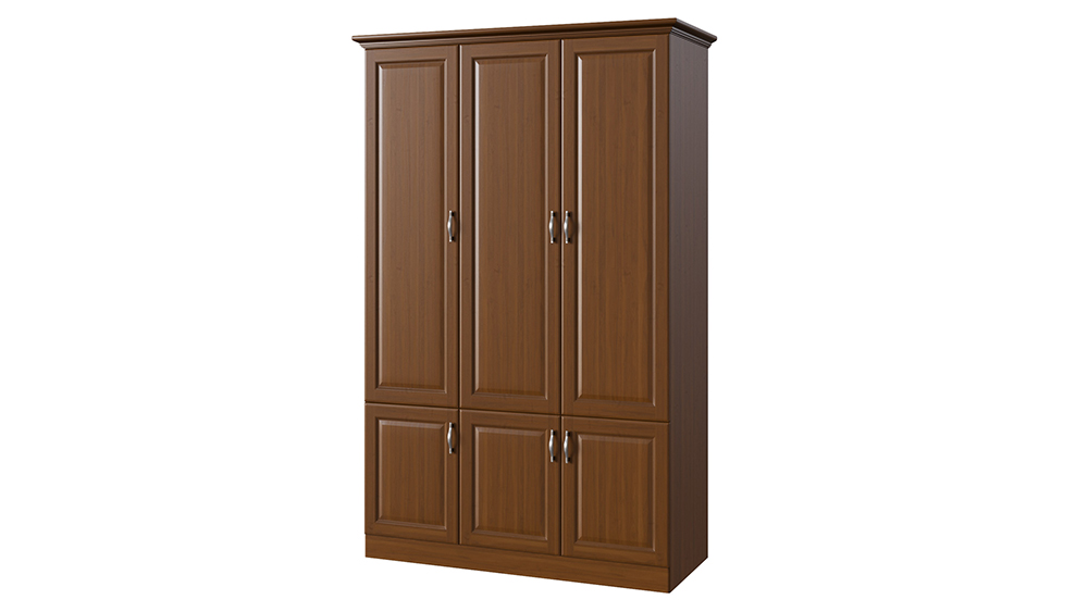 Шкаф Dreamline Эдем 3-х створчатый бук-орех 3-1 135х56х220