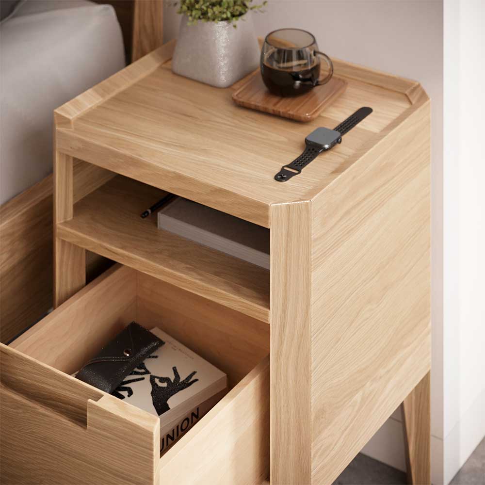 Тумба прикроватная RIVI Shape (цвет - бисмарк) 40х38х55