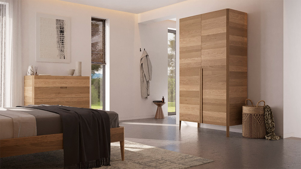 Комод RIVI Shape широкий (цвет - бисмарк) 126х50х107,5