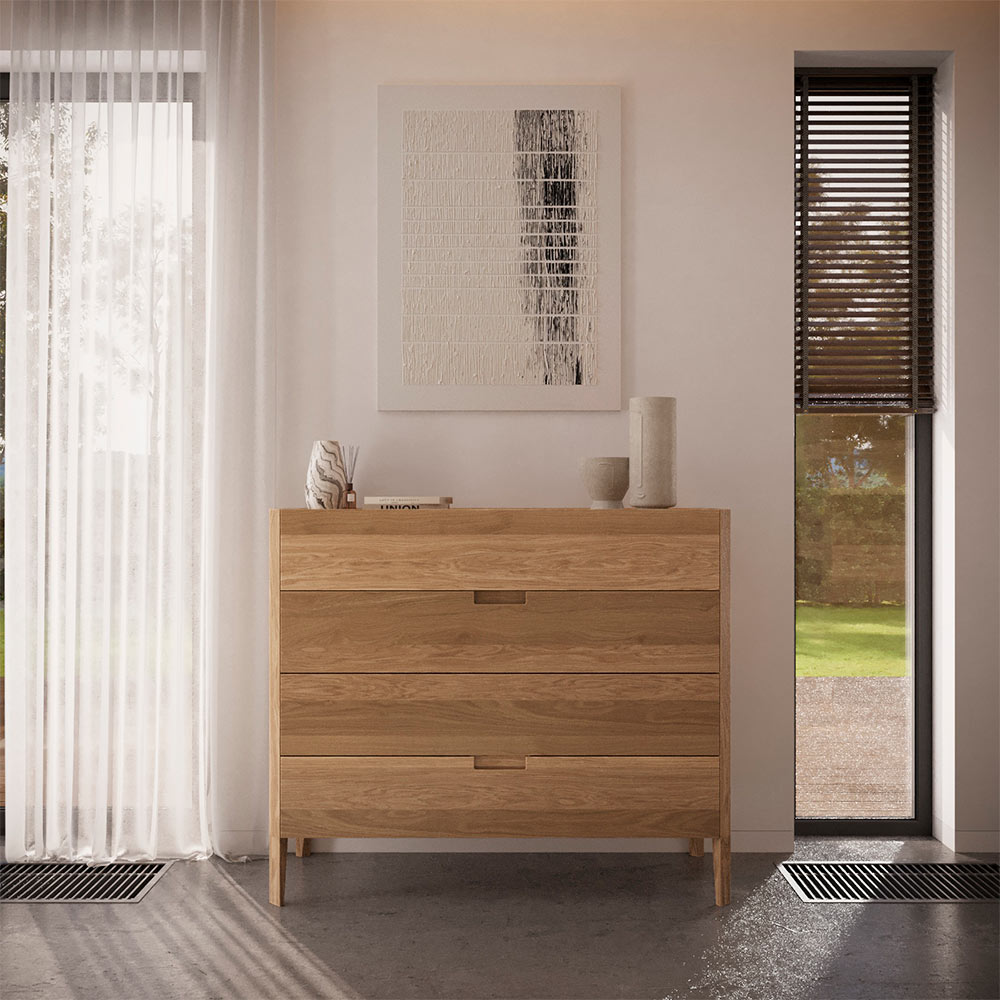Комод RIVI Shape широкий (цвет - бисмарк) 126х50х107,5