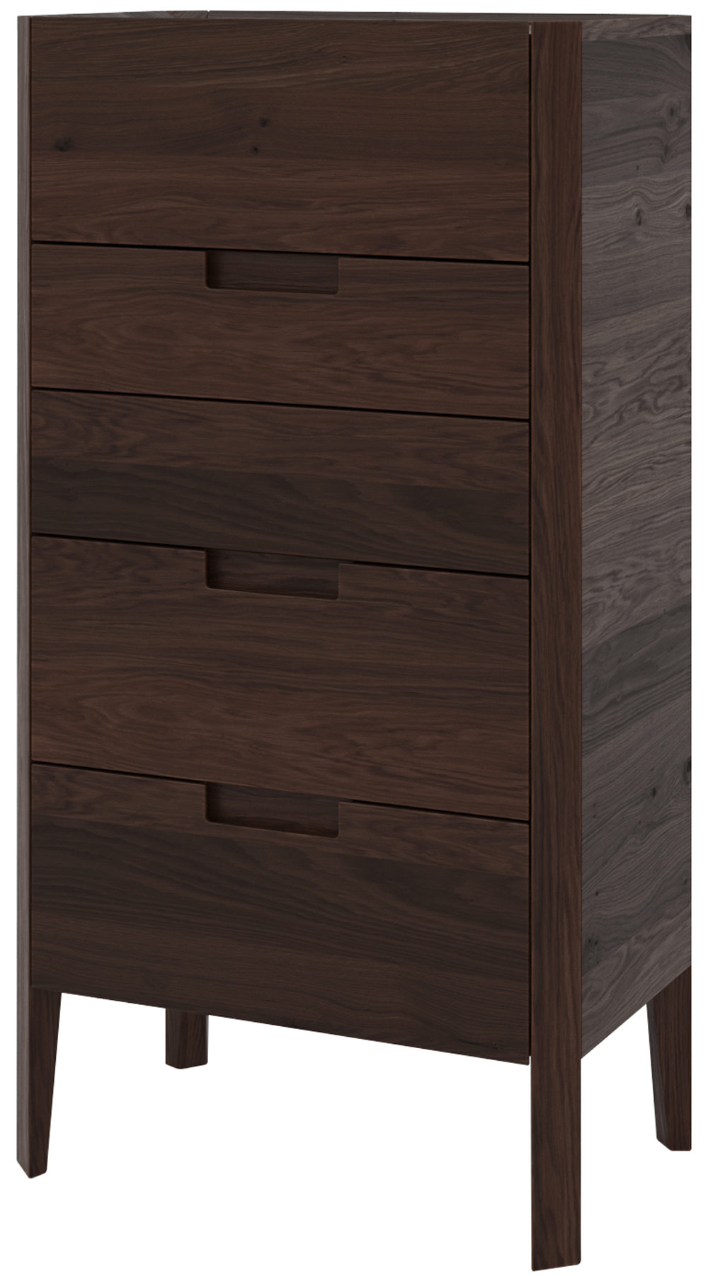 Комод RIVI Shape узкий (цвет - бисмарк) 60х38х115