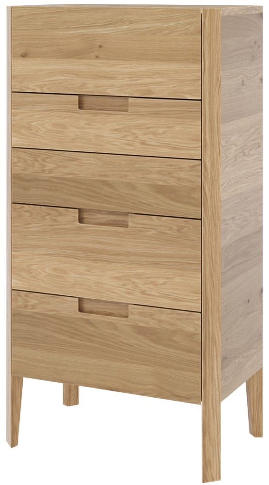 Комод RIVI Shape узкий (цвет - дуб натуральный) 60х38х115
