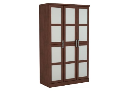 Шкаф Дримлайн Парма 3-х створчатый бук-орех 3-3 135х58х220