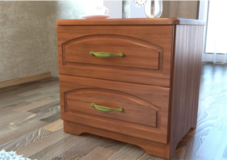 Тумба Дримлайн Афродита ясень-орех 46х40х50