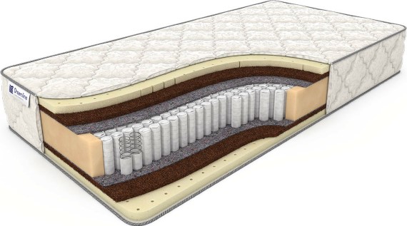 Матрас Дримлайн Prime Medium S-1000 (х/б жаккард) 120х210х25