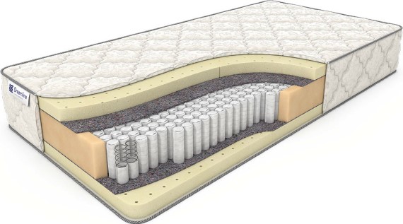 Матрас Дримлайн Prime Soft S-1000 (х/б жаккард) 75х190х27