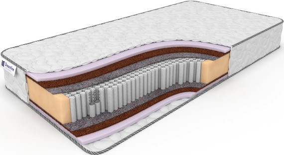 Матрас Дримлайн Eco Foam Hard S2000 130x200x21