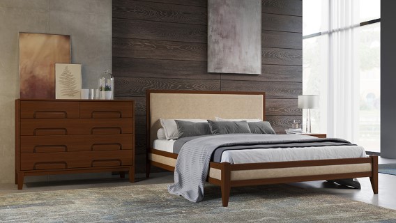 Комод Дримлайн Венсе ясень-венге 126х50х96