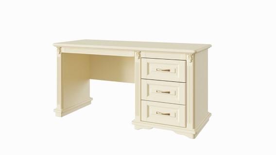 Стол Dreamline письменный Палермо бук-слоновая кость 146х60х75