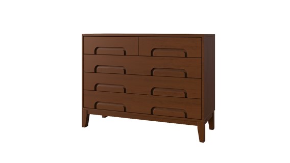 Комод Дримлайн Венсе бук-орех 126х50х96