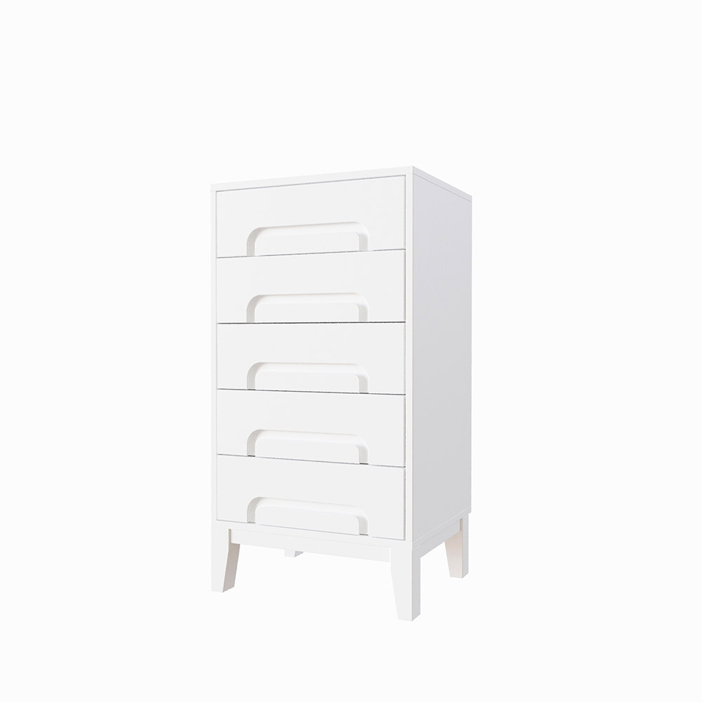 Комод Dreamline Венсе (узкий) бук-белый 60х38х112,8